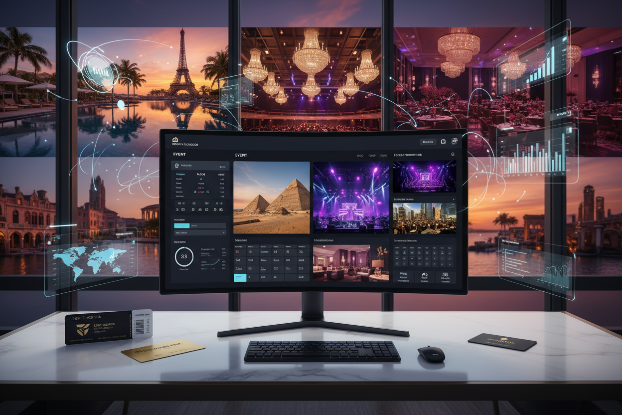 related to tourism, entertainment and events